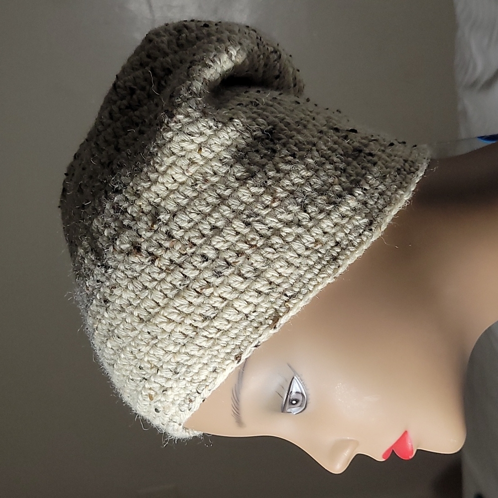 Fishermans 100 % Wool Beanie /Roll Up
